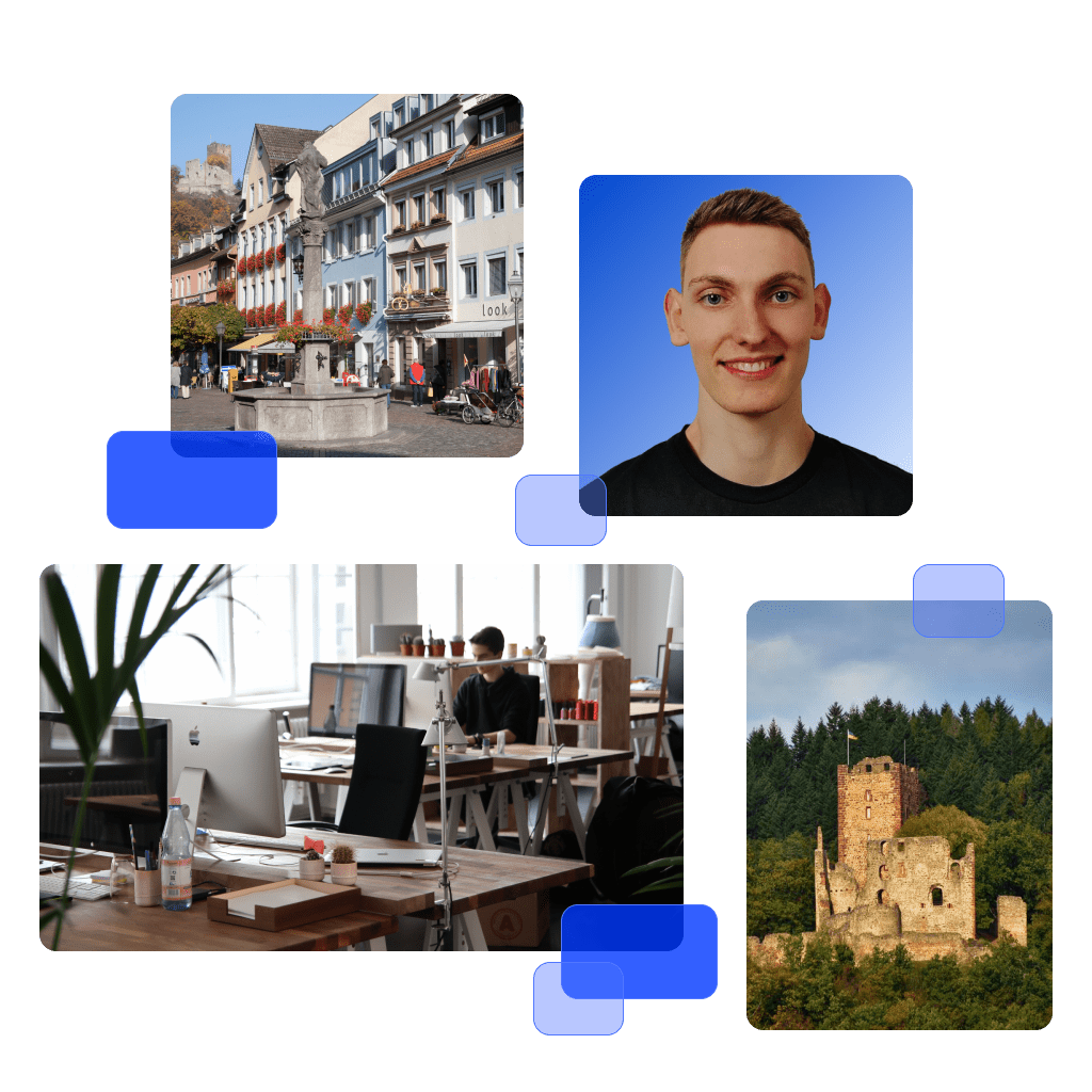 Kilian Hauber Webdesign aus Waldkirch mit Kastelburg und Marktlatz